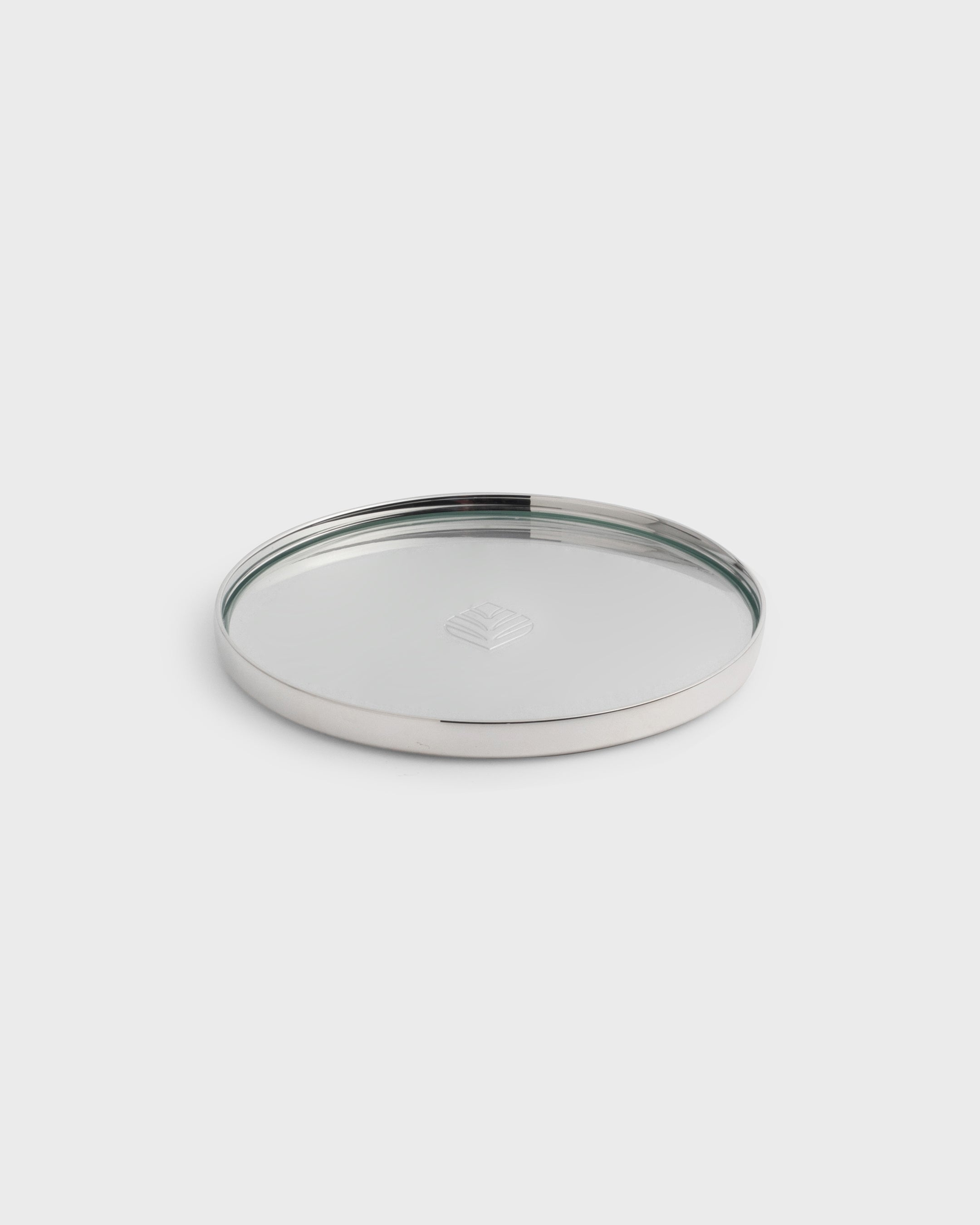 Silver Bath Tray Tania Bulhoes Round