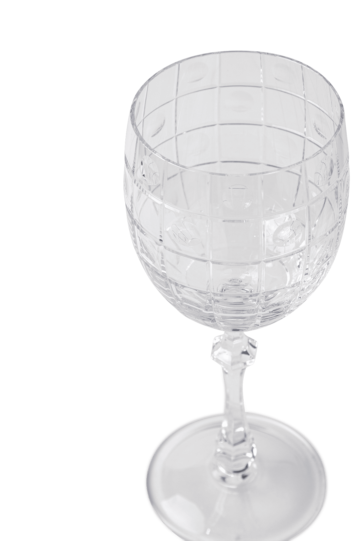 Wine Glass Jacaranda Clear