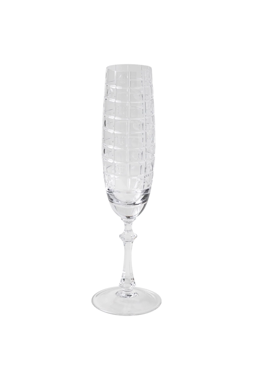 Champagne Glass Jacaranda Clear
