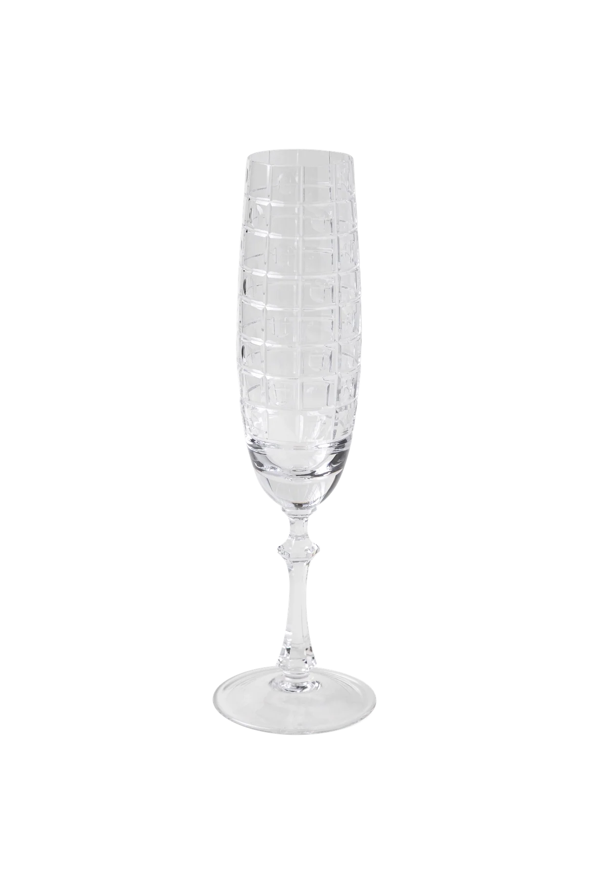 Champagne Glass Jacaranda Clear