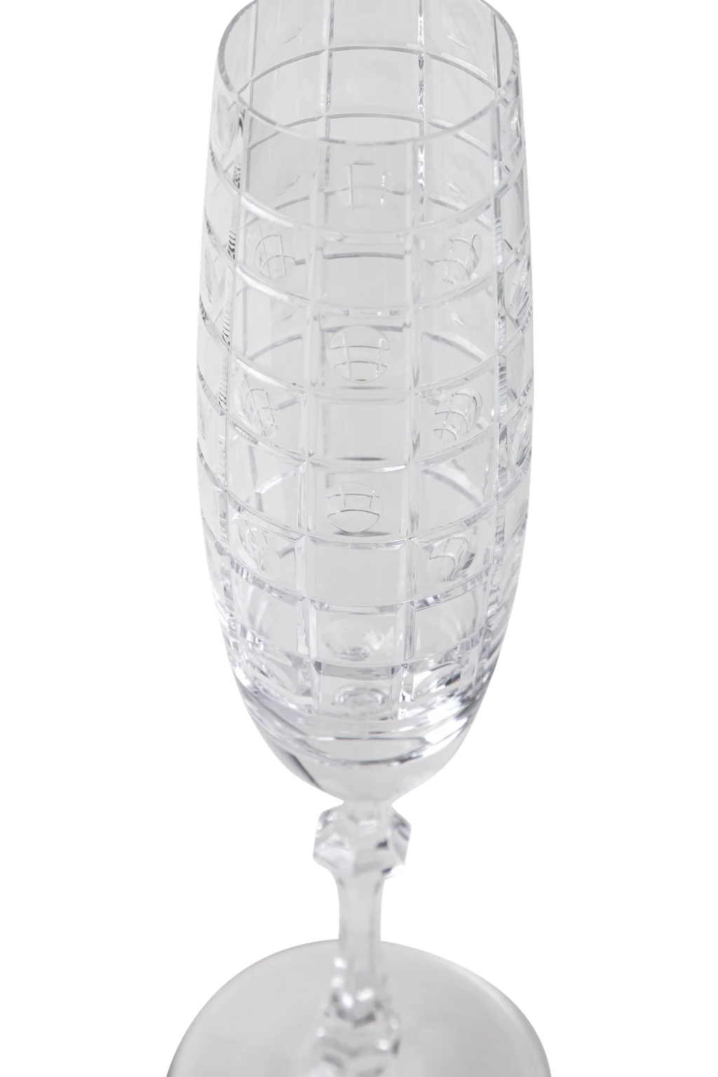 Champagne Glass Jacaranda Clear