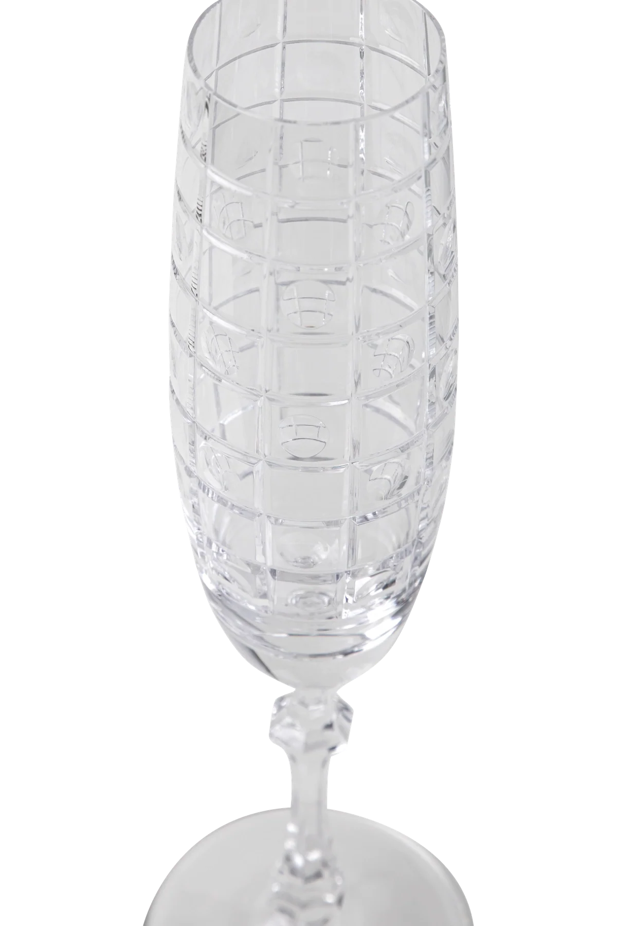 Champagne Glass Jacaranda Clear