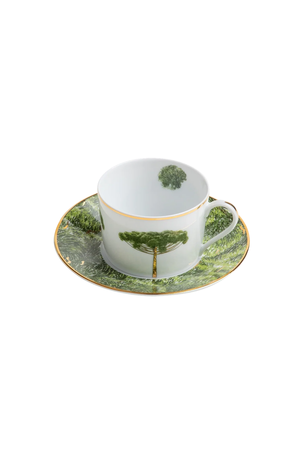 Tea Cup and Saucer Arvores do Brasil (4)