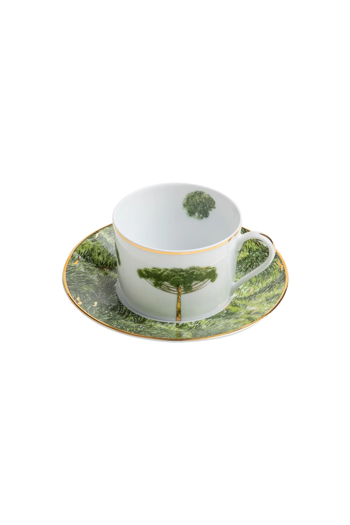 Tea Cup and Saucer Arvores do Brasil (4)