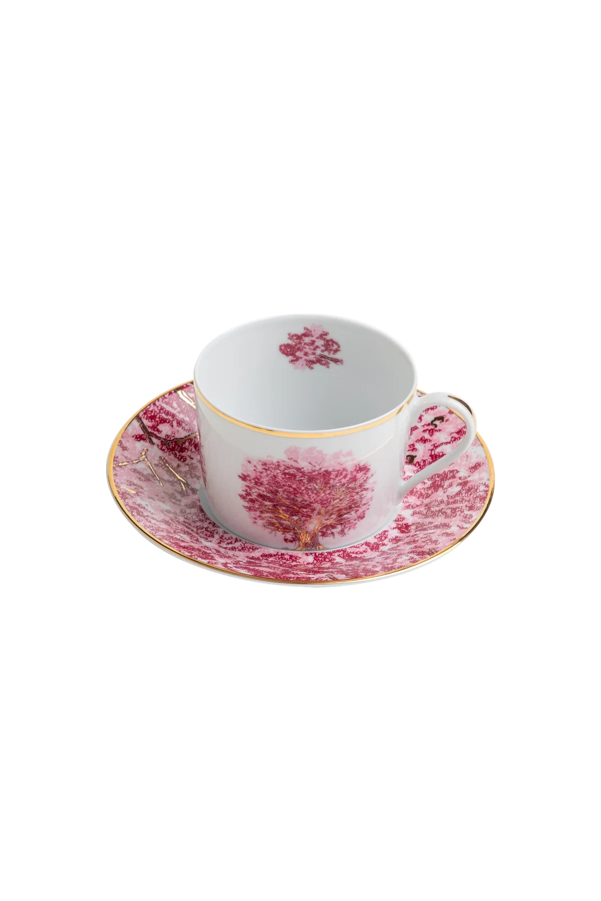 Tea Cup and Saucer Arvores do Brasil (4)