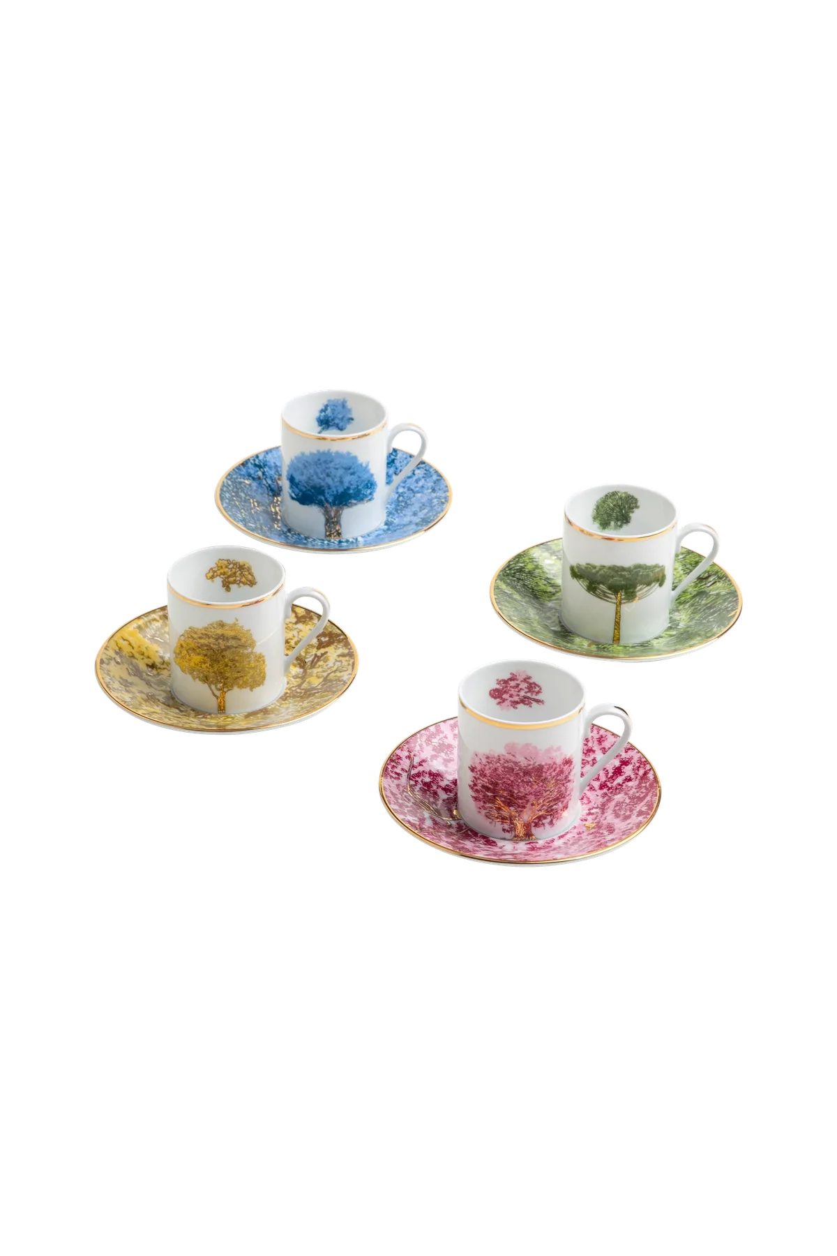 Espresso Cup and Saucer Arvores do Brasil (4)