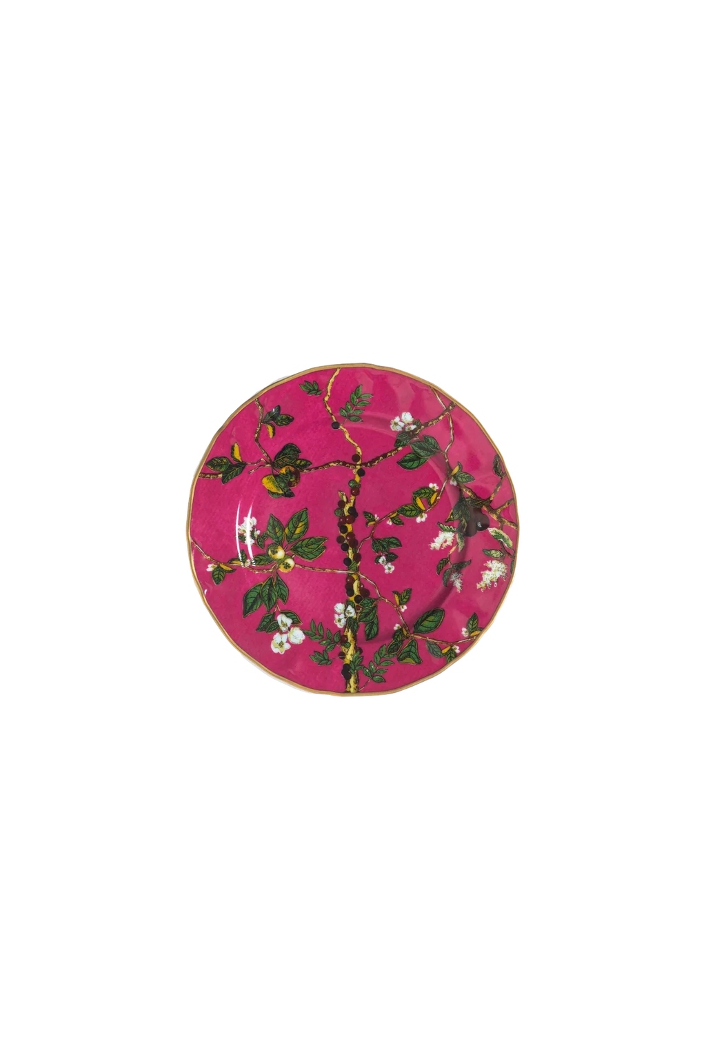 Bread Plate Passaros do Brasil Pink