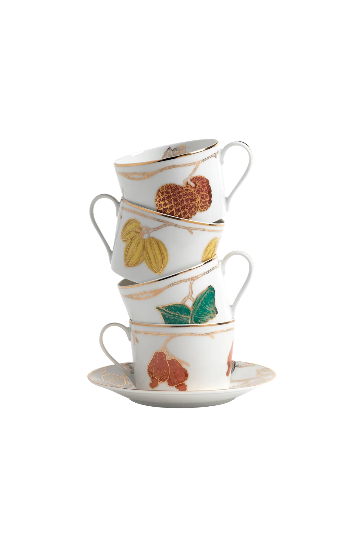Tea Cup and Saucer Frutas do Brasil (4)