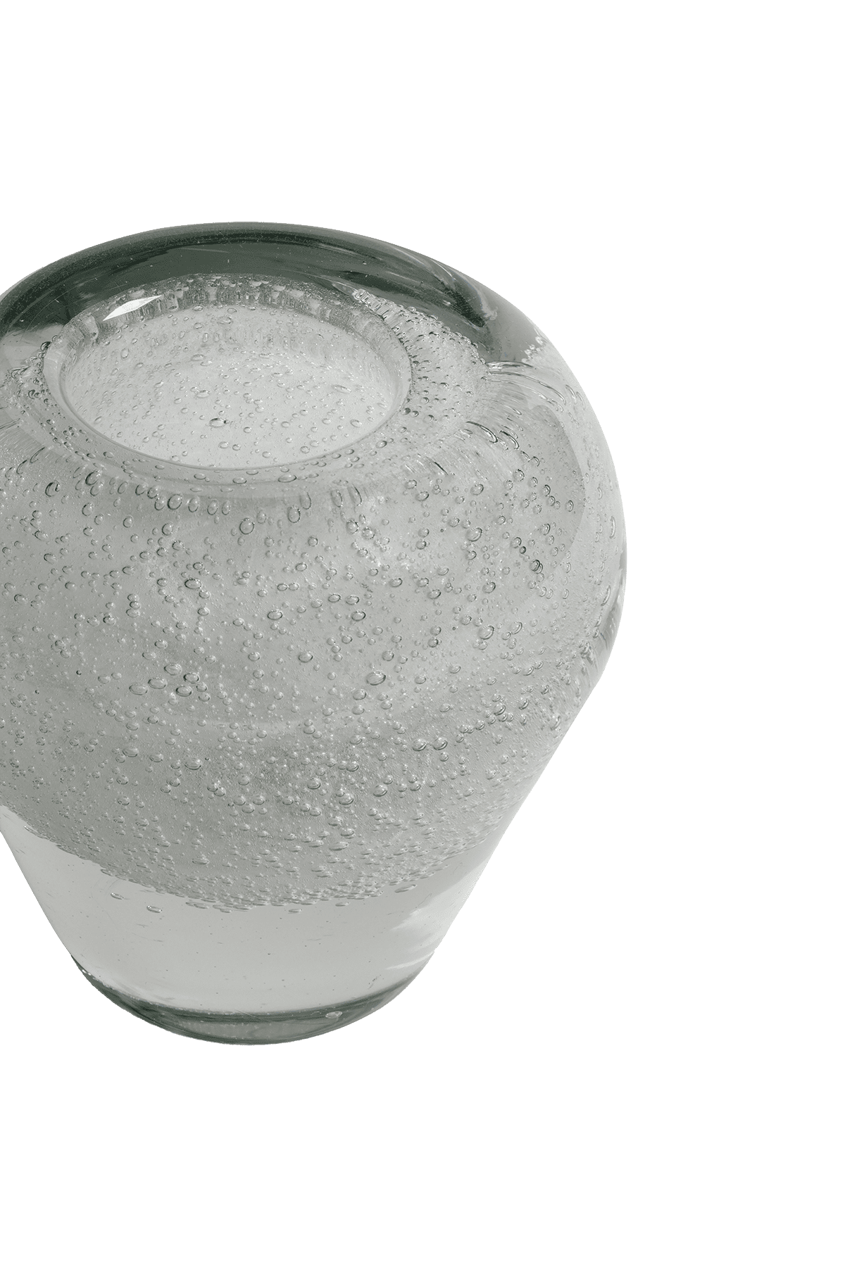 Glass Vase Stellato White
