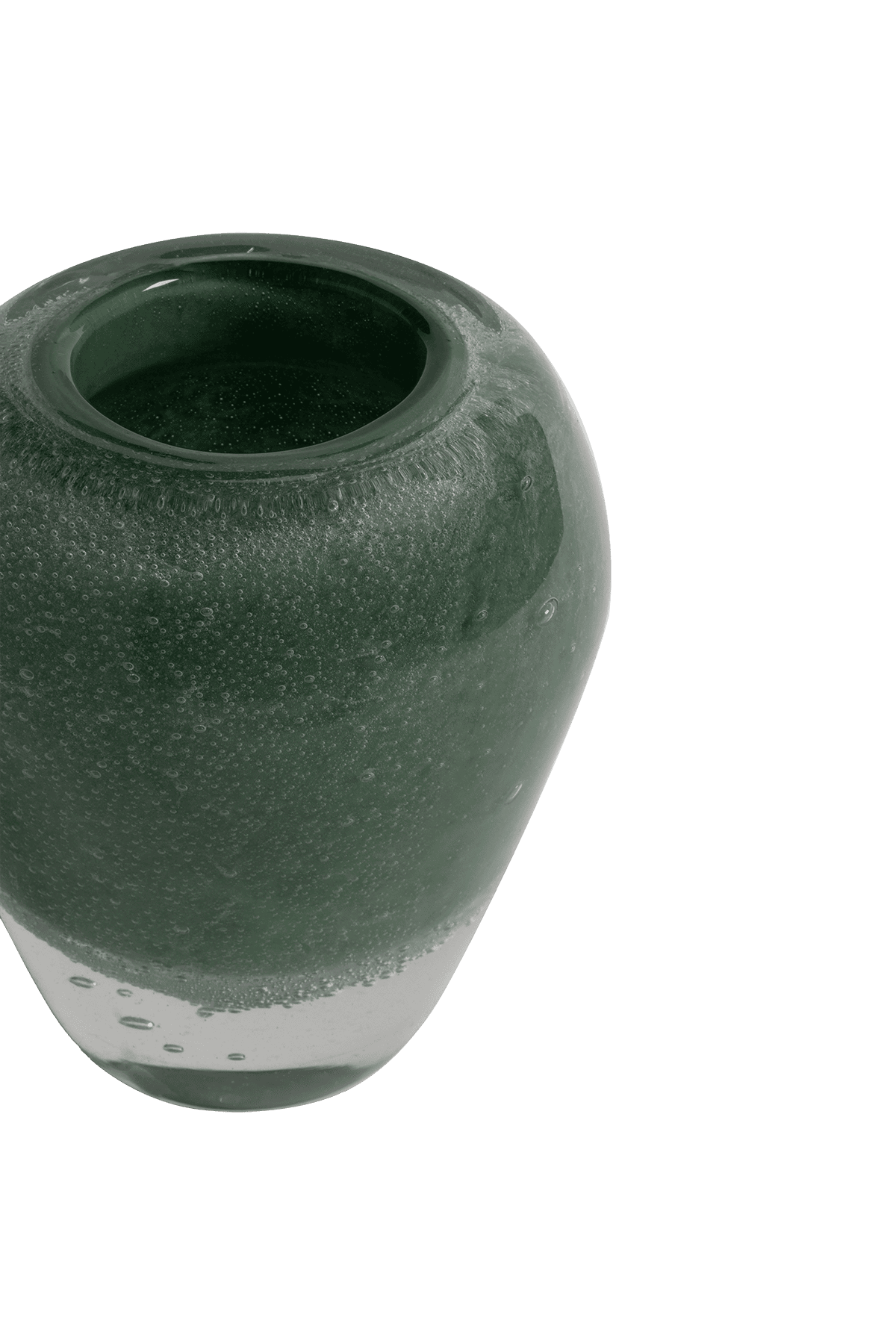 Glass Vase Stellato Green