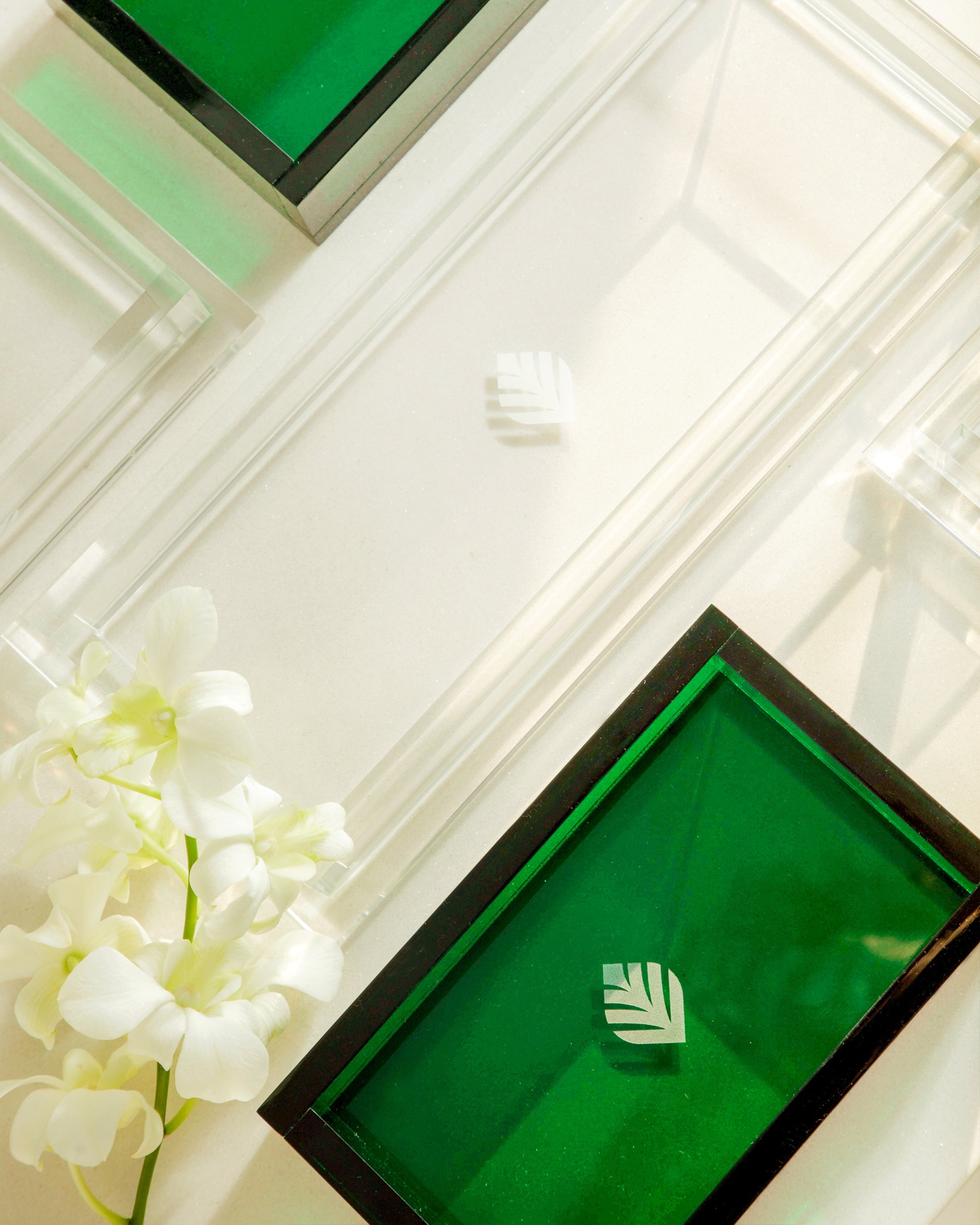 Tray Diamante Green Large