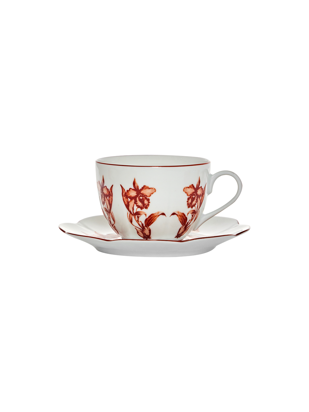 Tea Cup and Saucer Rouge de Fer