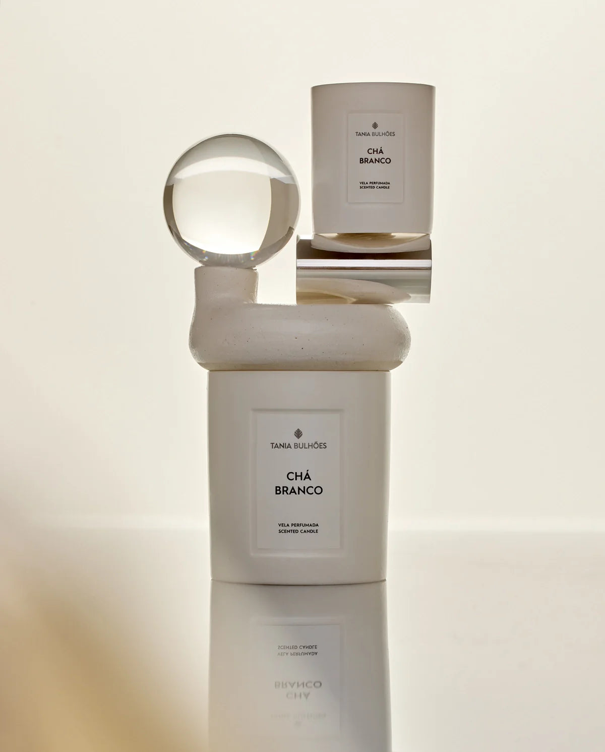Scented Candle Cha Branco