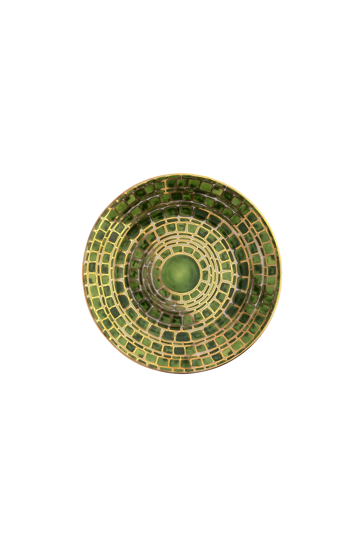 Bread Plate Jade Green