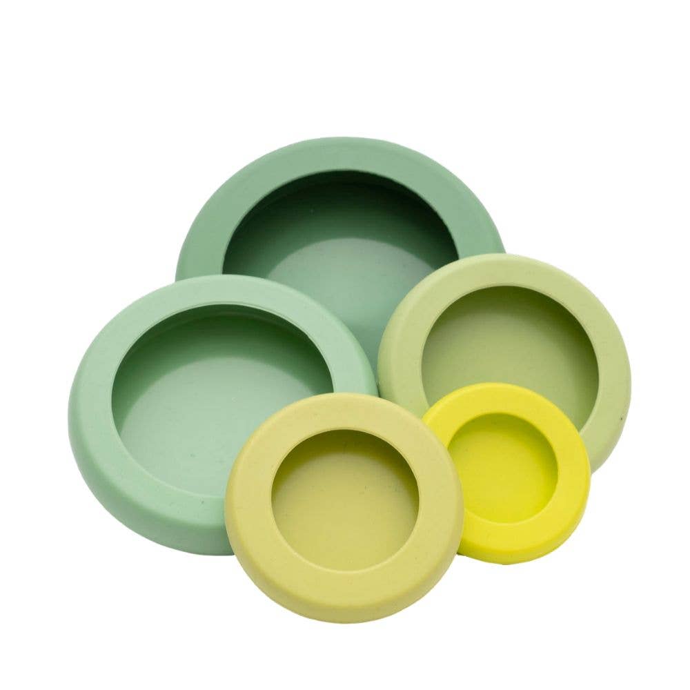 Reusable Silicone Food Savers - Set of 5