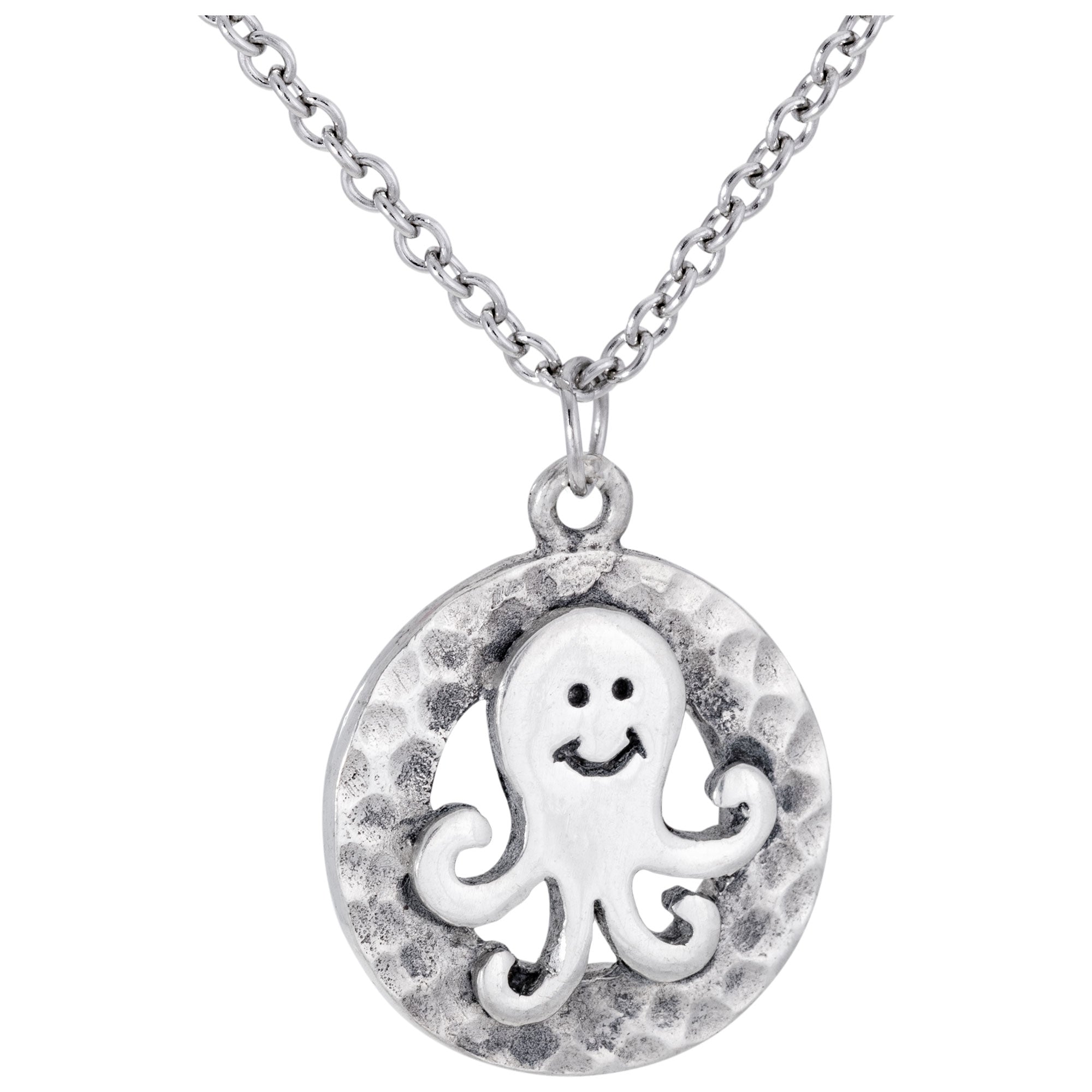 Under the Sea Pewter Necklace