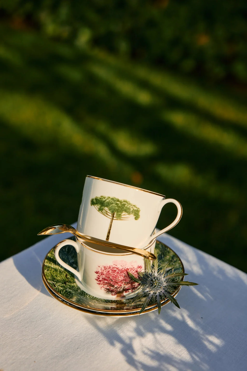 Tea Cup and Saucer Arvores do Brasil (4)