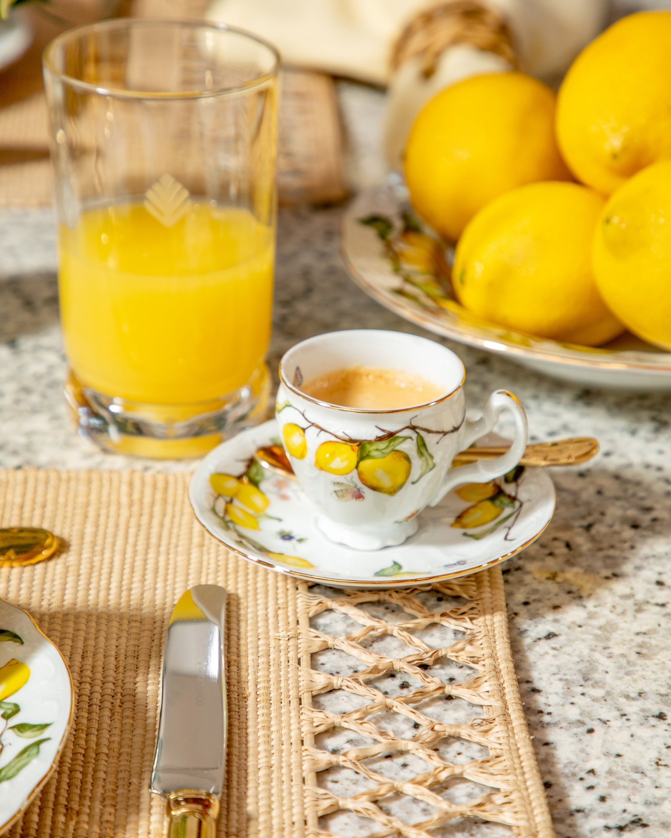 Espresso Cup and Saucer Limoeiro