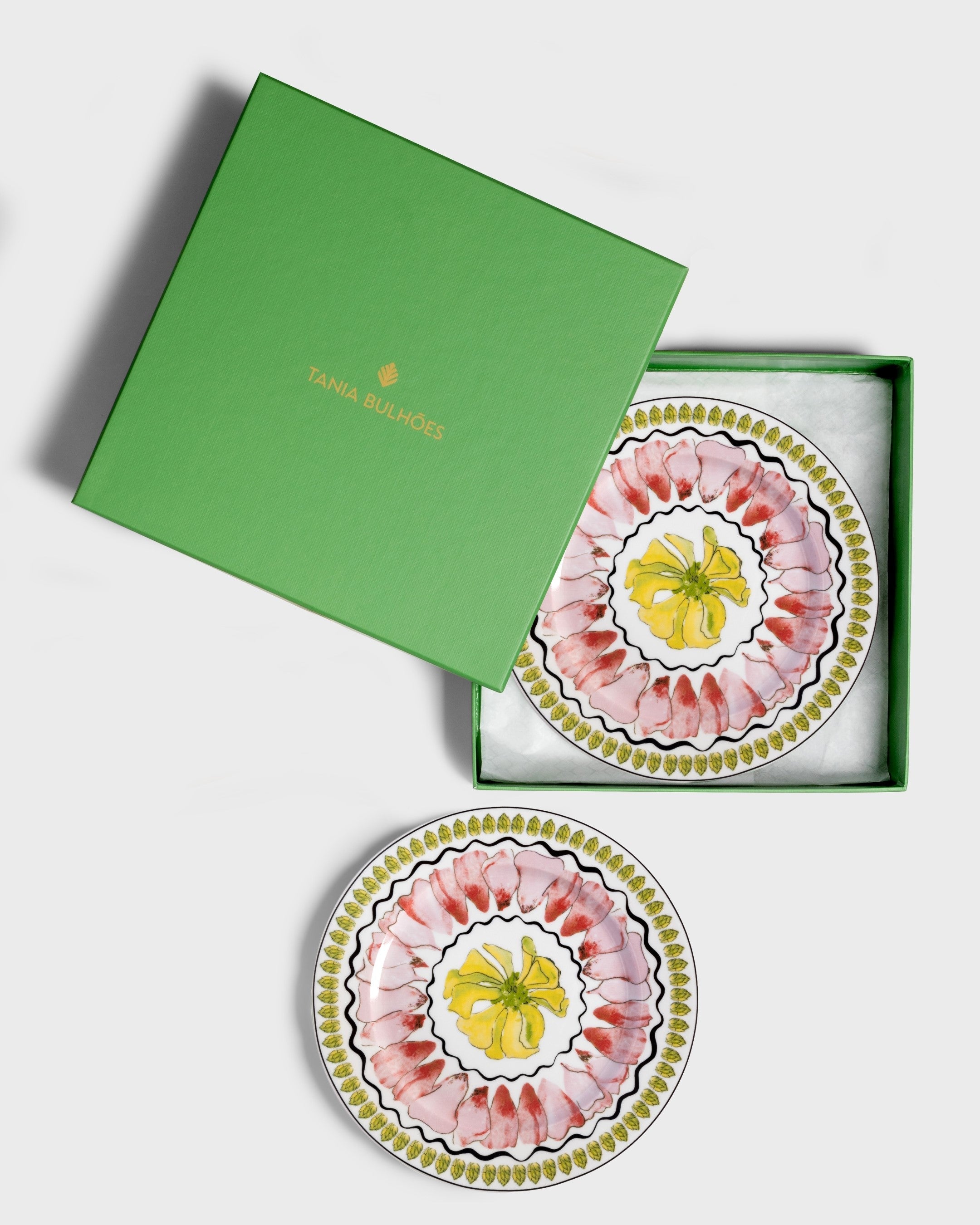 Dessert Plate Tropicos (set of 2)