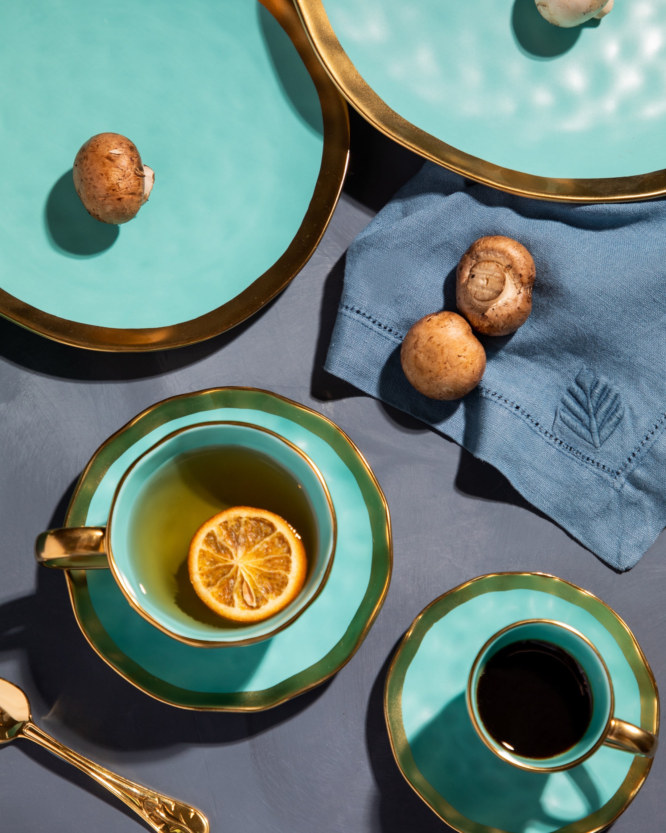 Espresso Cup and Saucer Mediterraneo Green