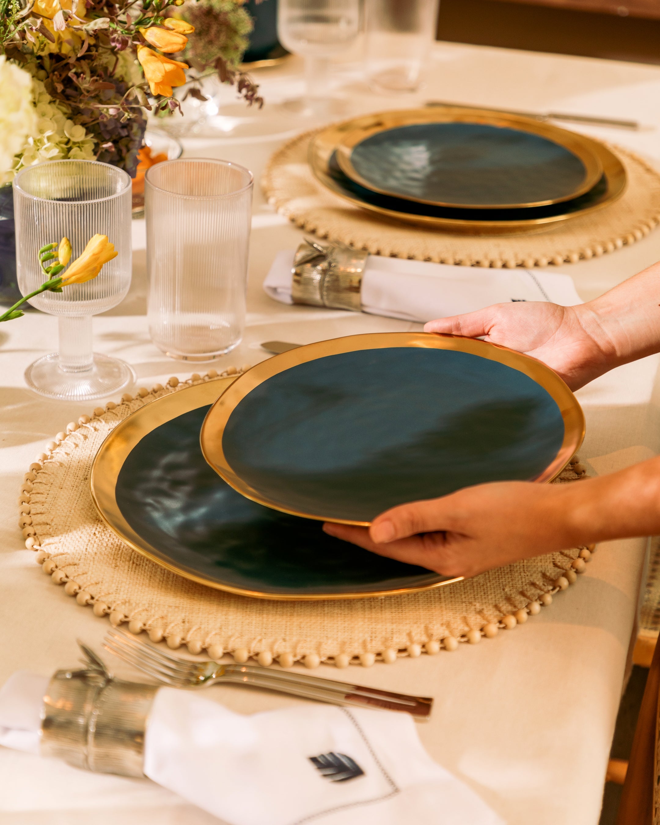 Dinner Plate Mediterraneo Cobalt Blue