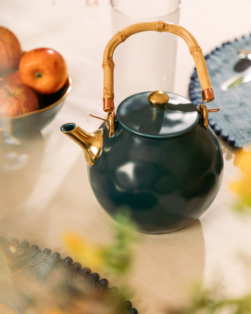 Teapot Mediterraneo Cobalt Blue