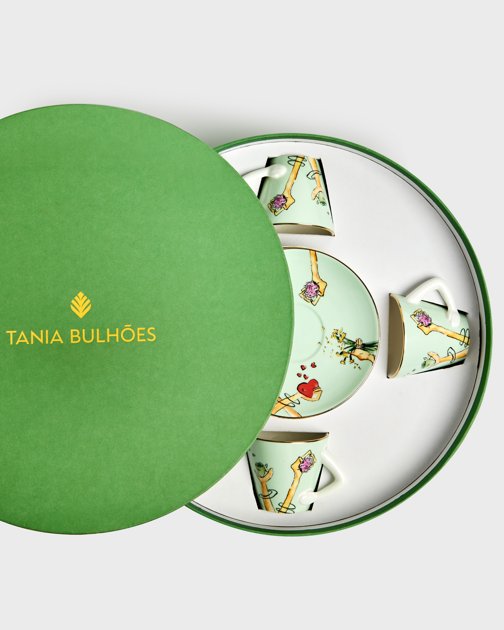 Espresso Cup and Saucer Tesouros (4)
