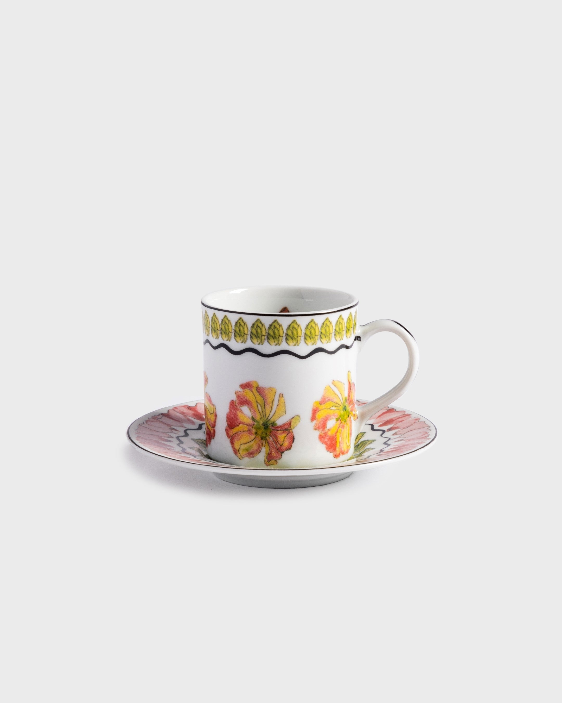 Espresso Cup and Saucer Tropicos (set of 4)