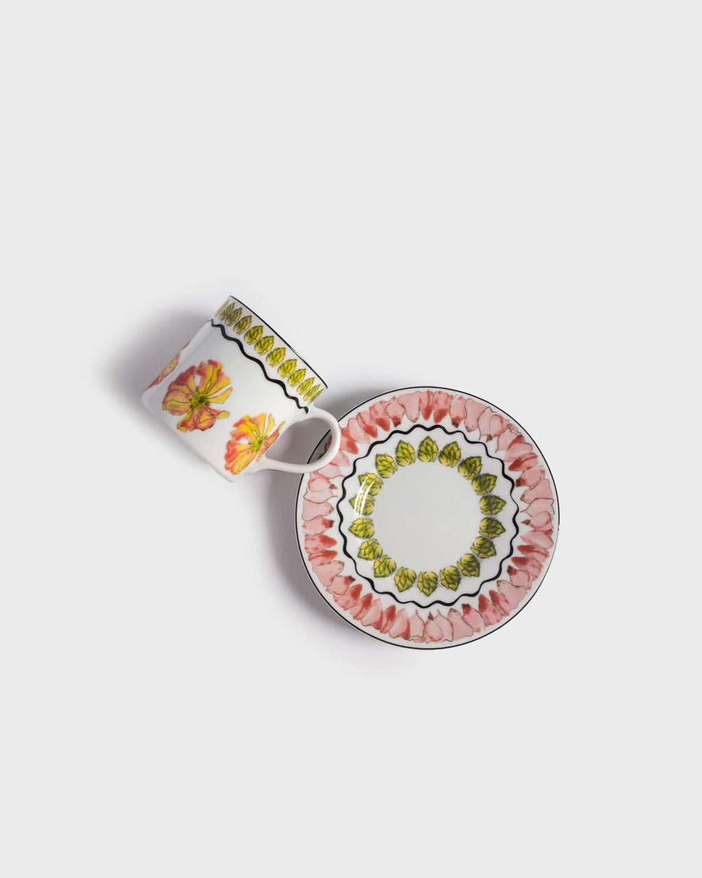 Espresso Cup and Saucer Tropicos (set of 4)
