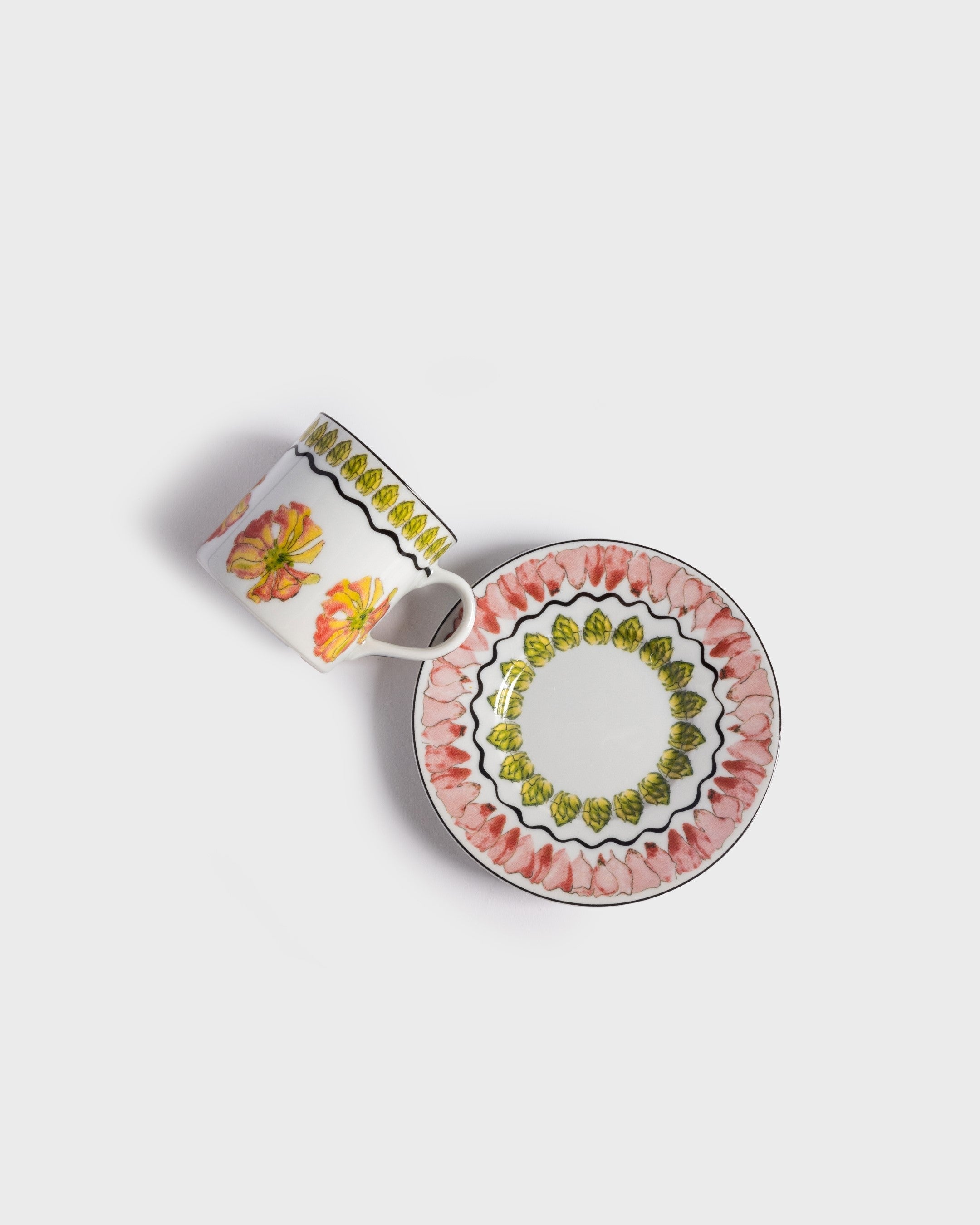 Espresso Cup and Saucer Tropicos (set of 4)