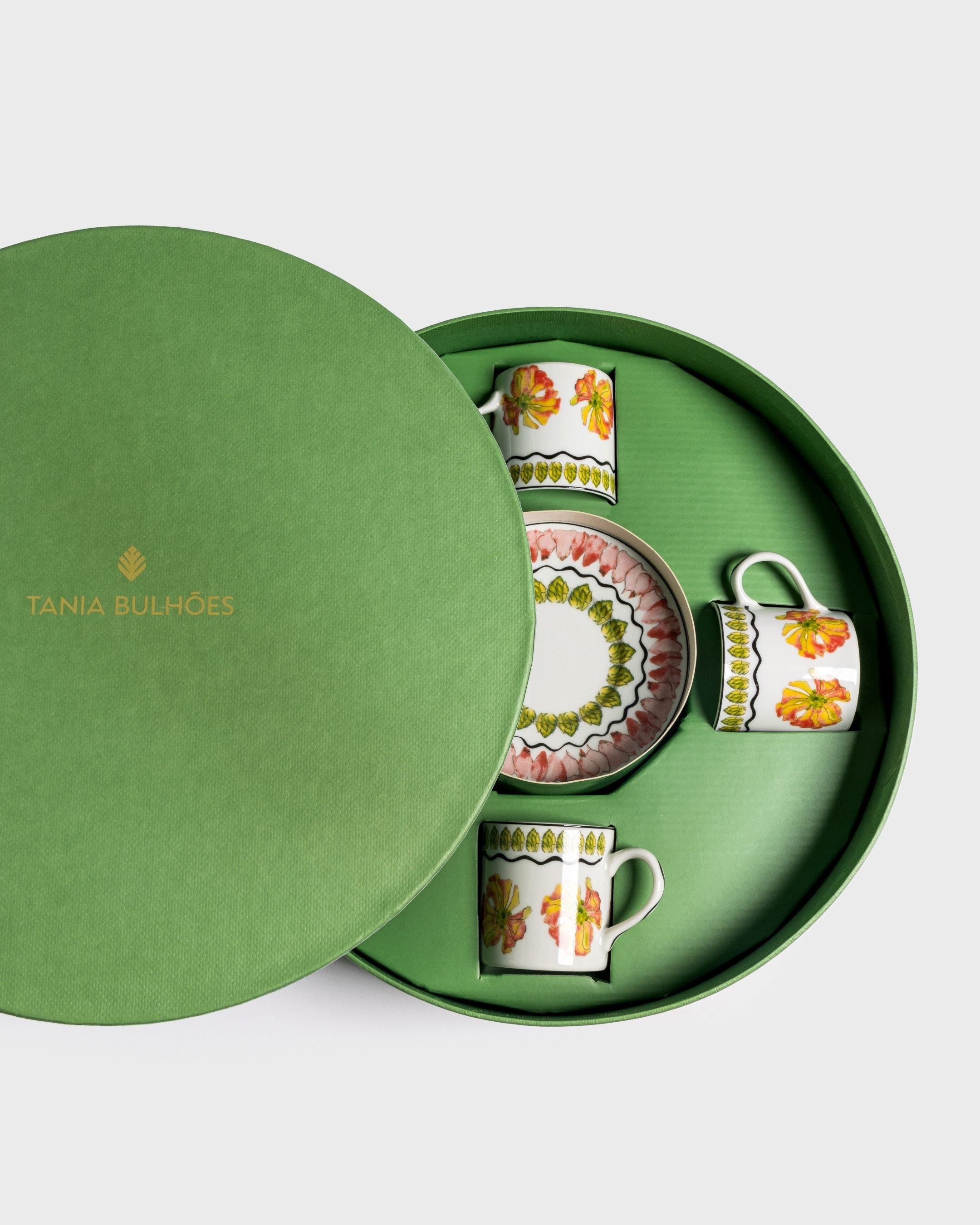 Espresso Cup and Saucer Tropicos (set of 4)