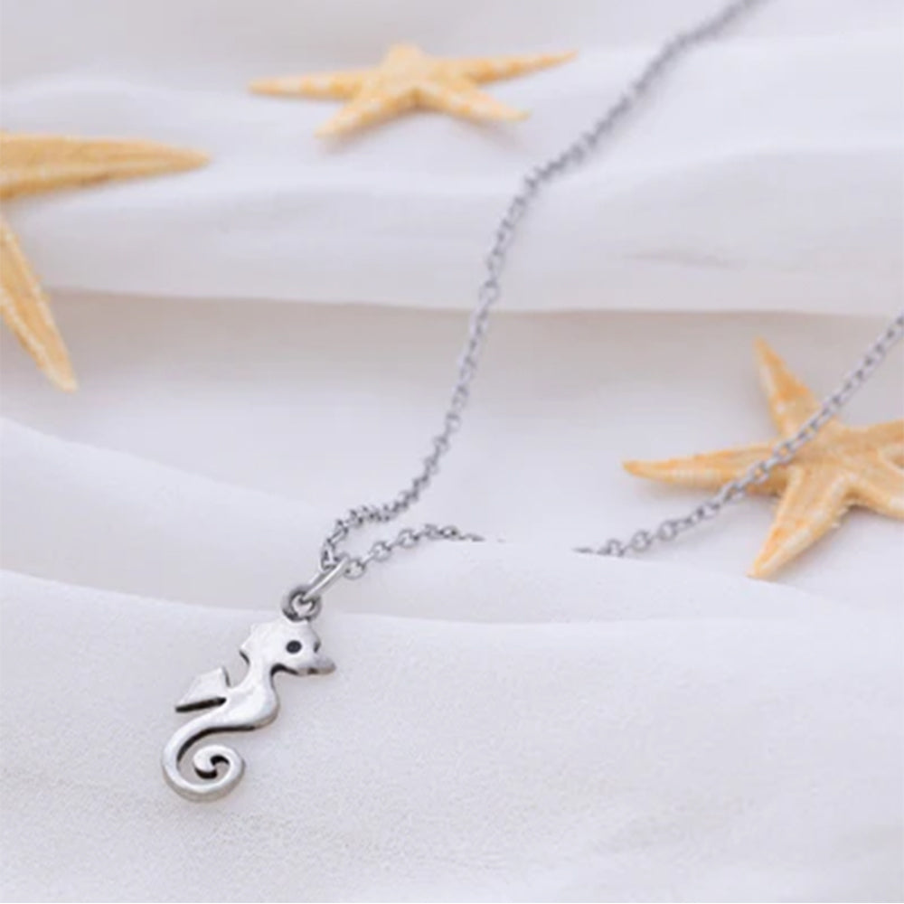 Under the Sea Pewter Necklace