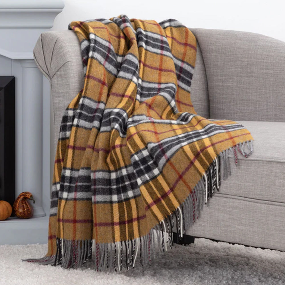 Ukrainian 100% Merino Wool Throw Blanket