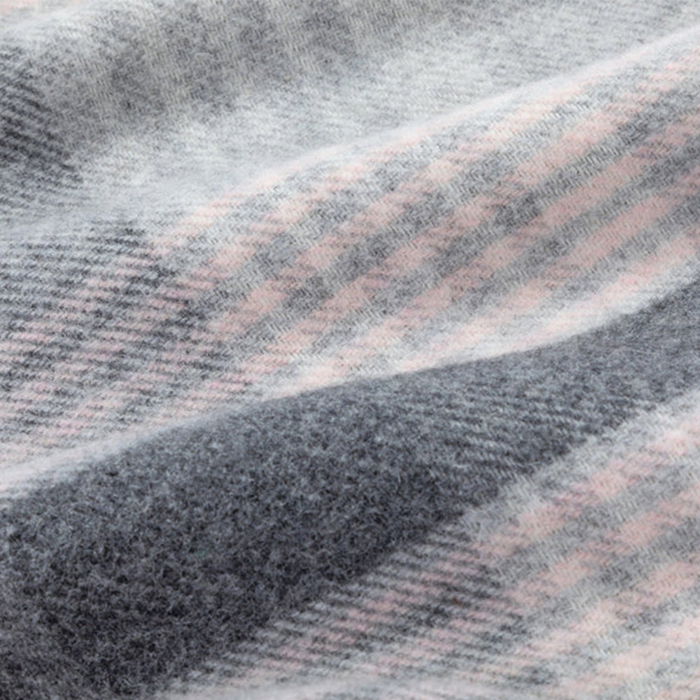 Ukrainian Merino Wool & Cashmere Plaid Scarf