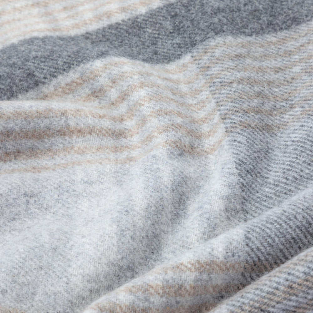 Ukrainian Merino Wool & Cashmere Plaid Scarf