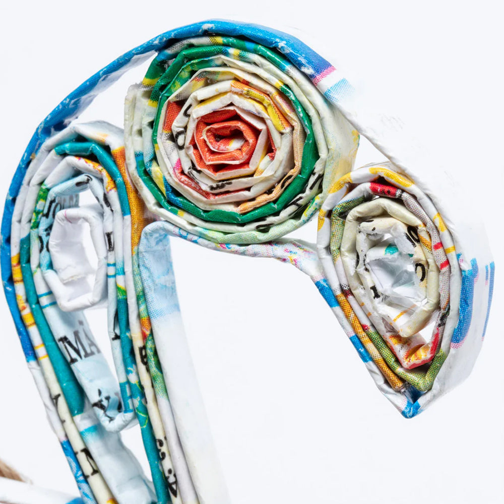 Recycled Magazine Ornament | Handmade, Fair Trade