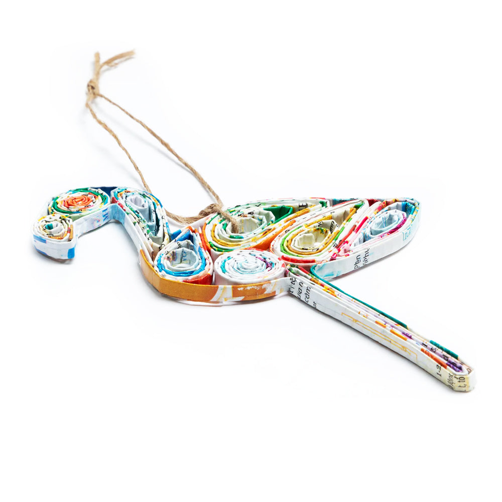 Recycled Magazine Ornament | Handmade, Fair Trade