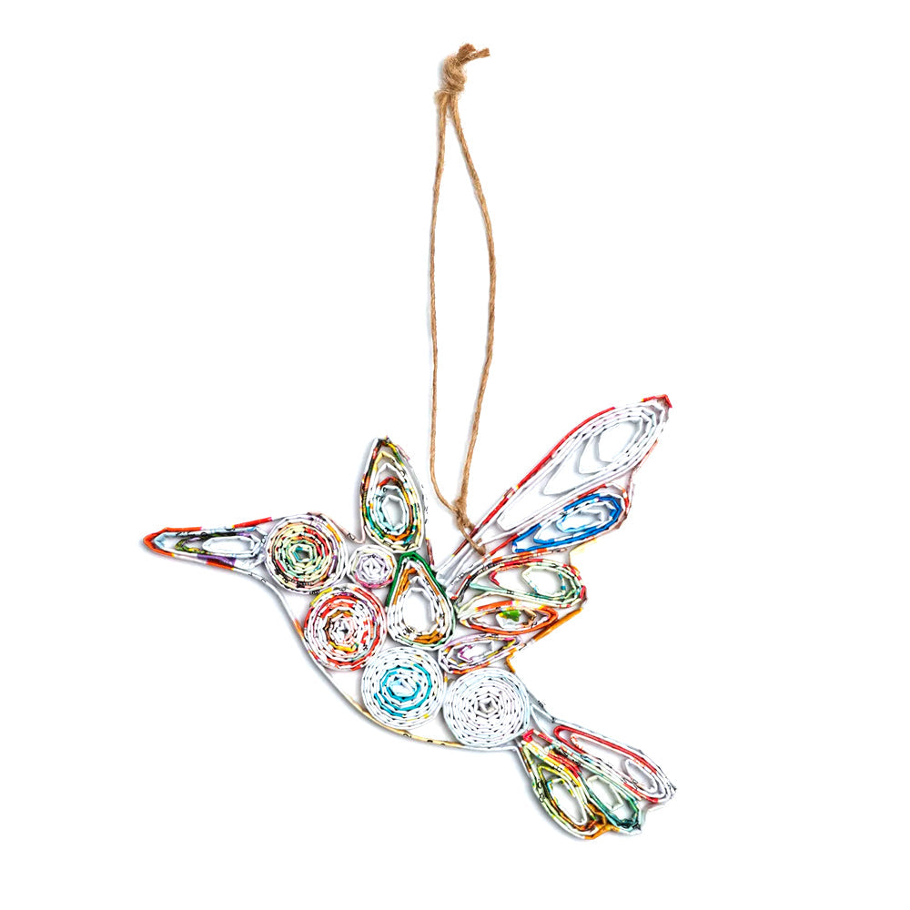 Recycled Magazine Ornament | Handmade, Fair Trade