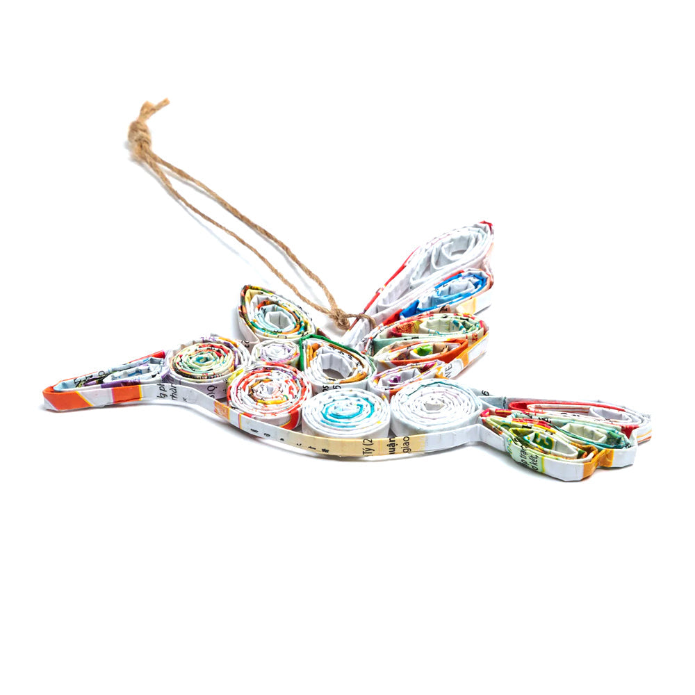 Recycled Magazine Ornament | Handmade, Fair Trade