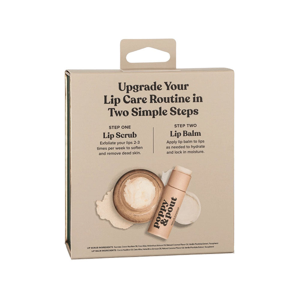 Poppy & Pout Lip Care Duo Gift Set