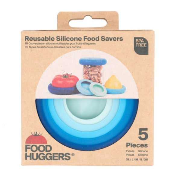 Reusable Silicone Food Savers - Set of 5