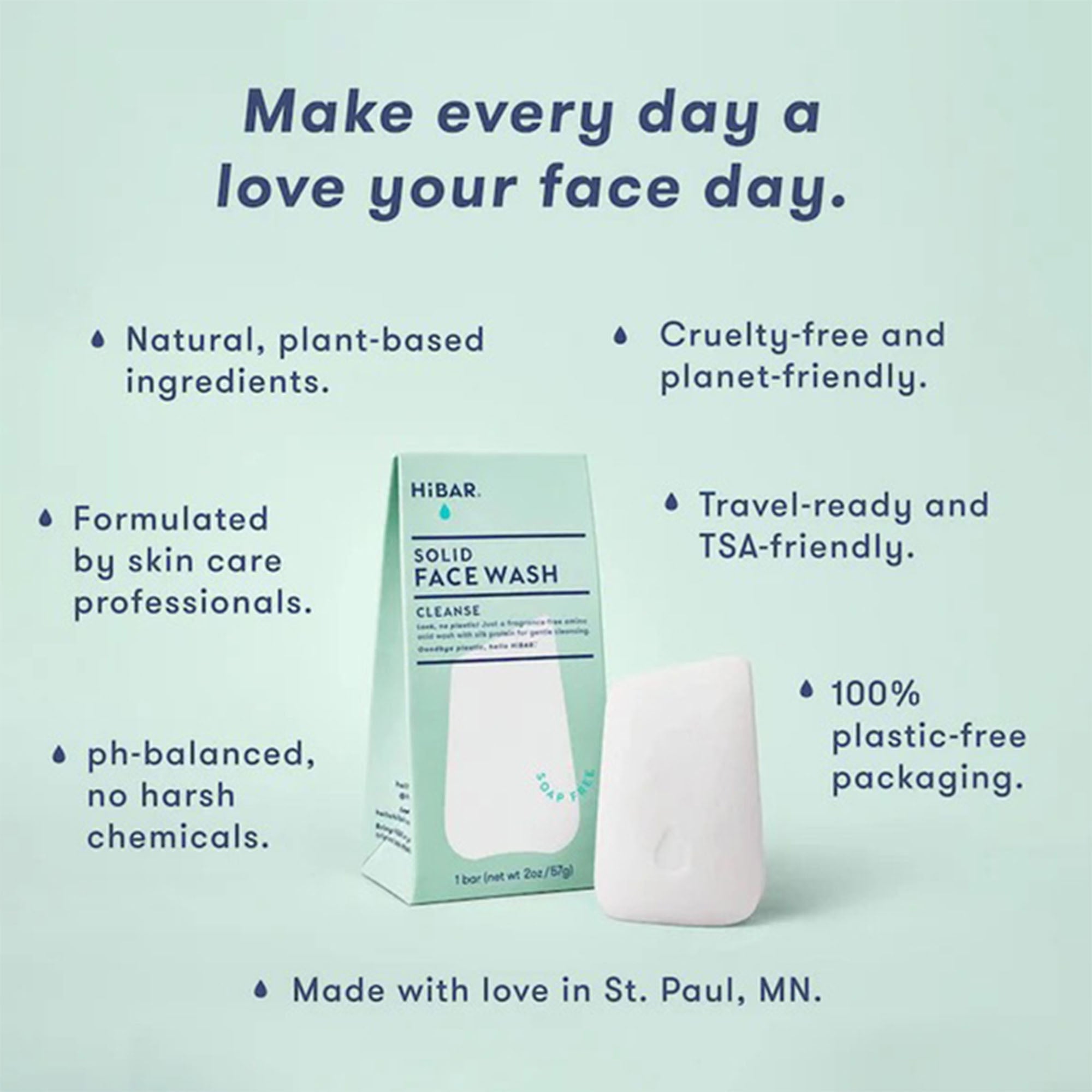 Soap-Free Face Wash Bar