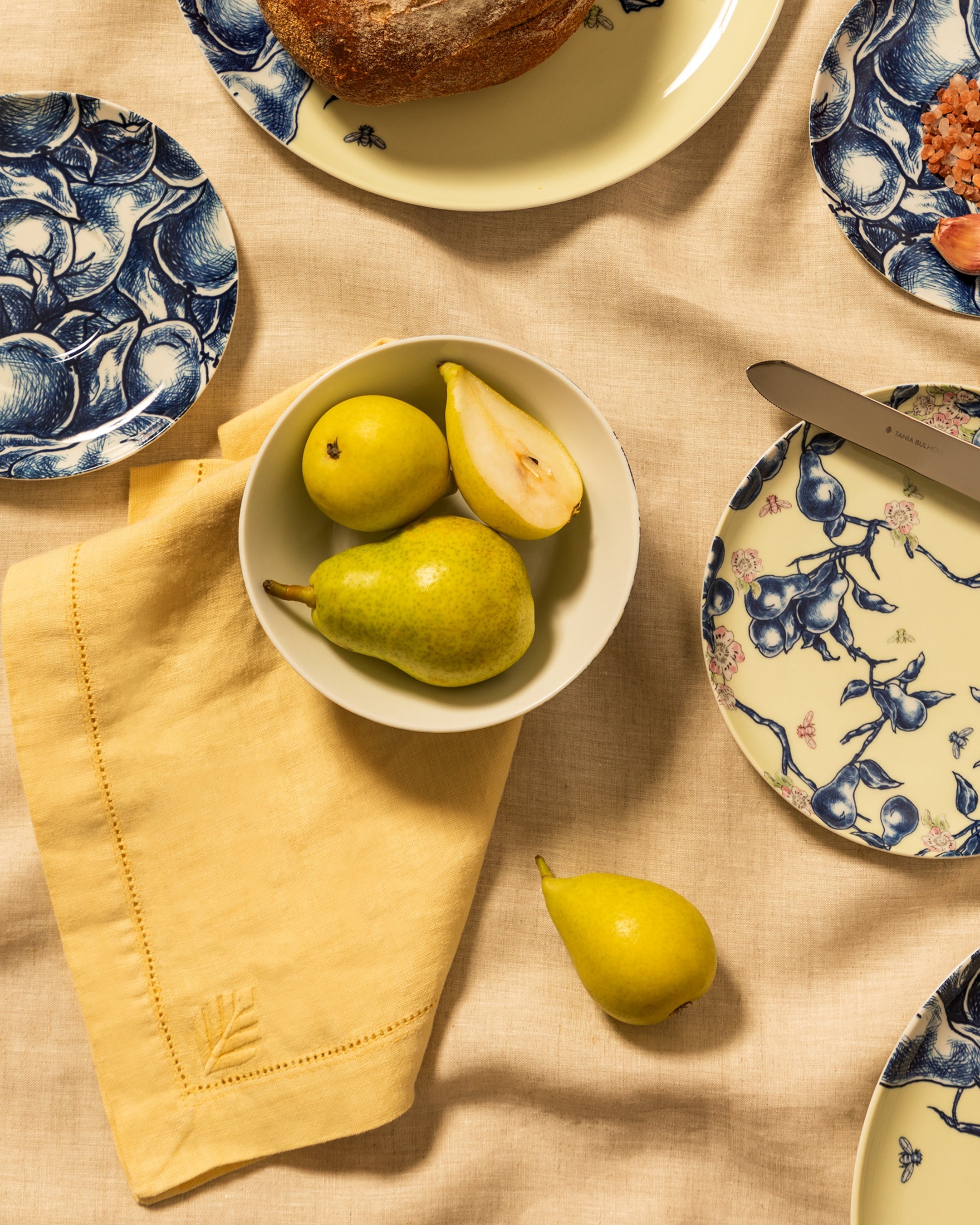 Napkin Tania Bulhoes Yellow