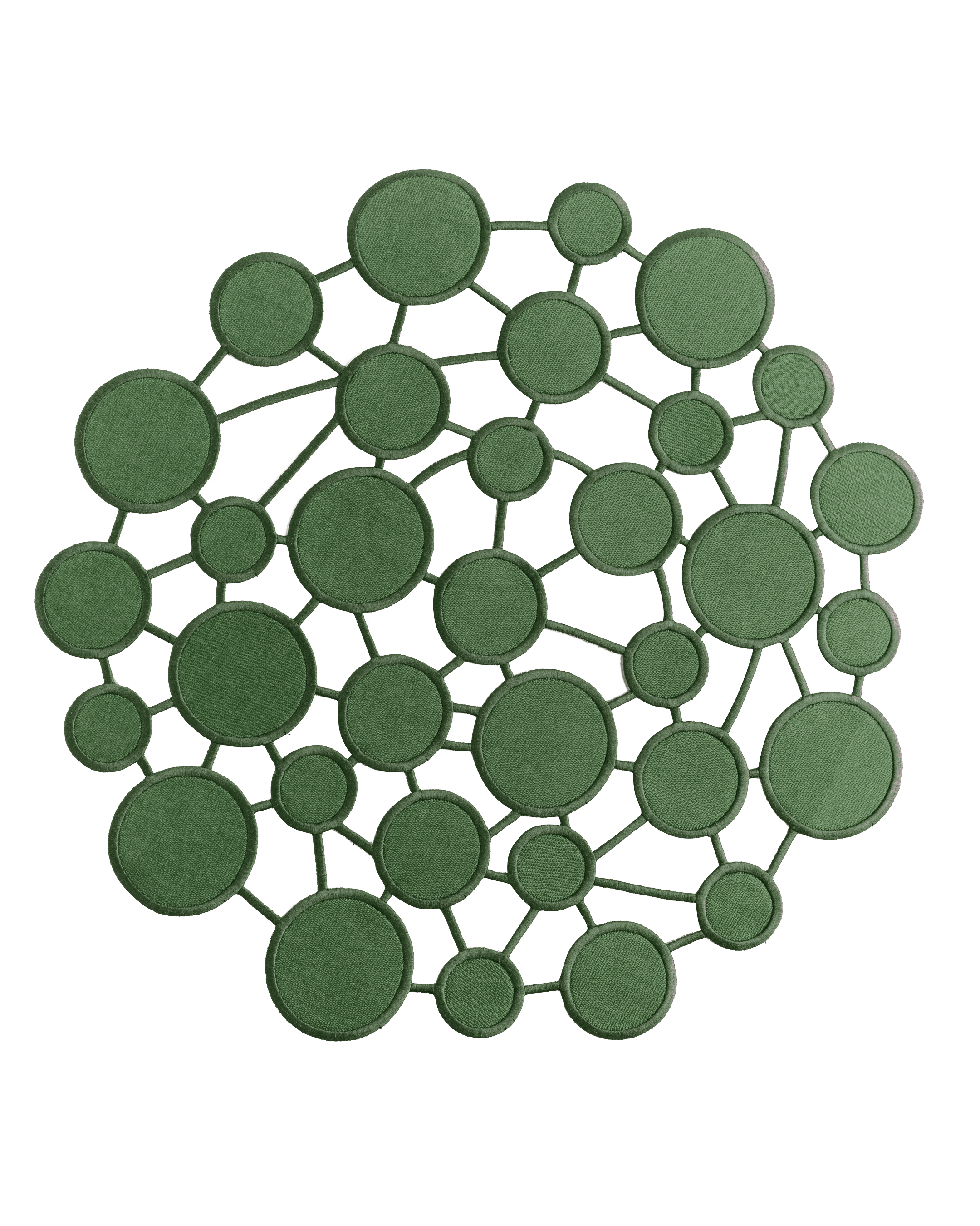 Placemat Esferas Green