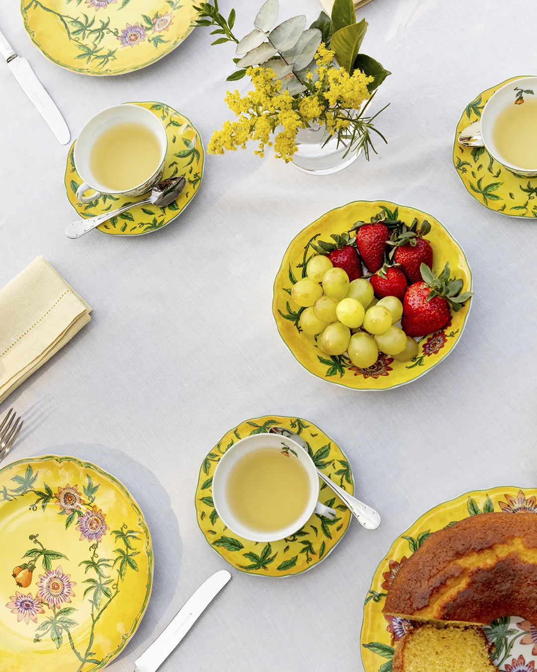 Soup Plate Flor de Maracuja