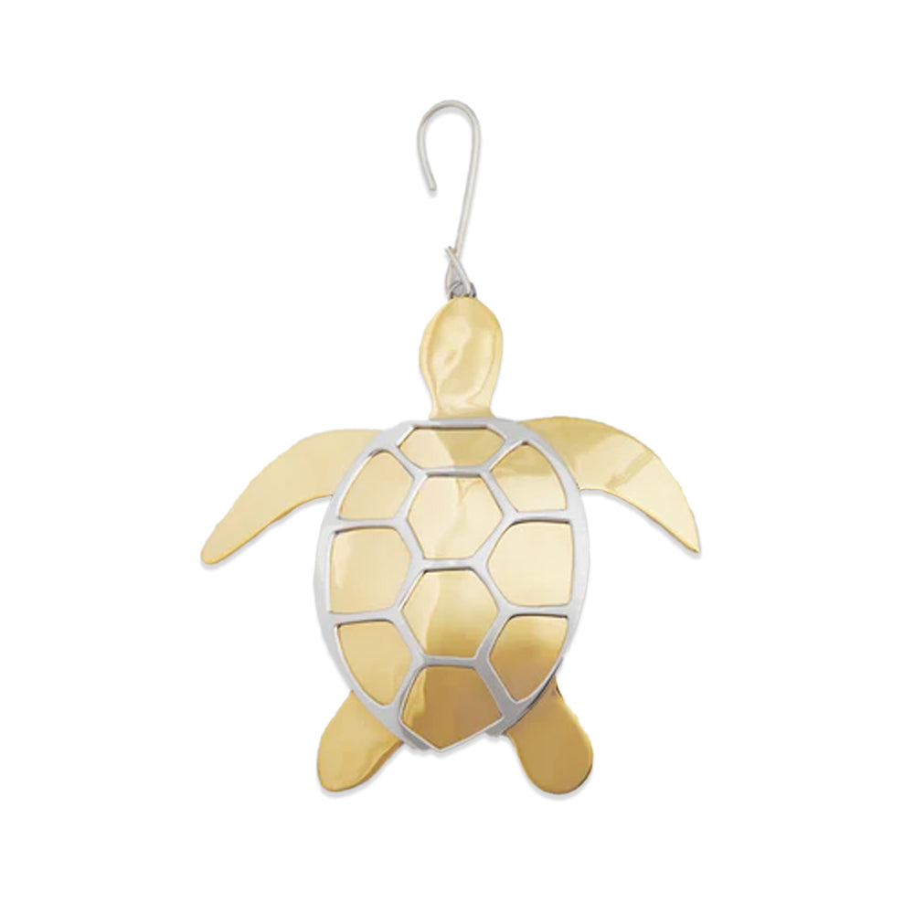 Sea Turtle Mixed Metal Ornament