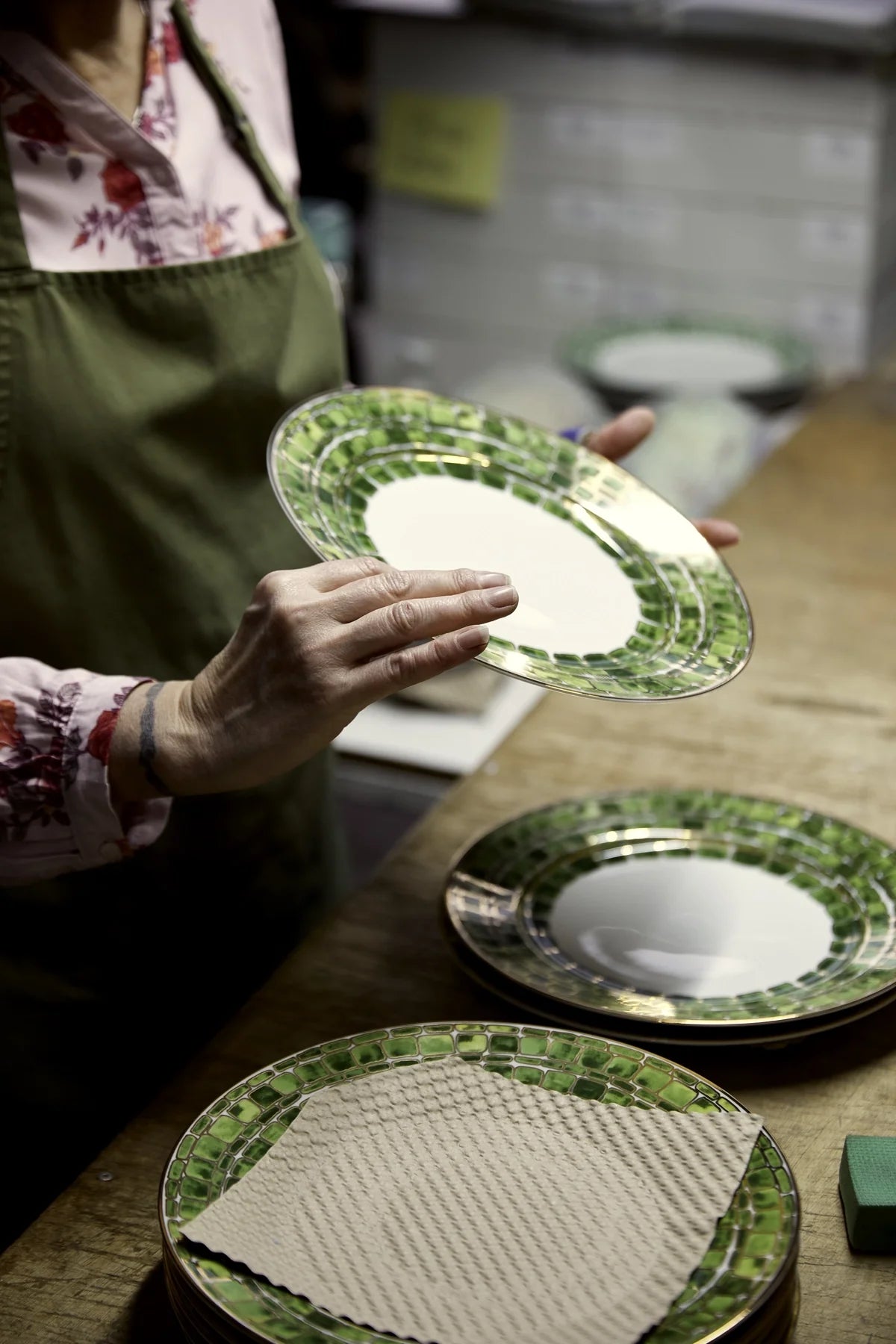 Dinner Plate Jade Green