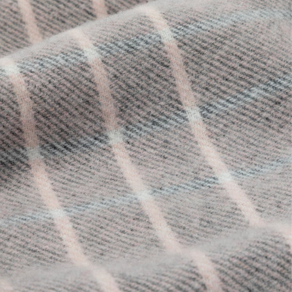 Ukrainian Merino Wool & Cashmere Plaid Scarf