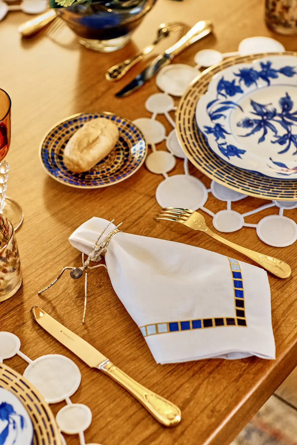 Napkin Mosaico Blue