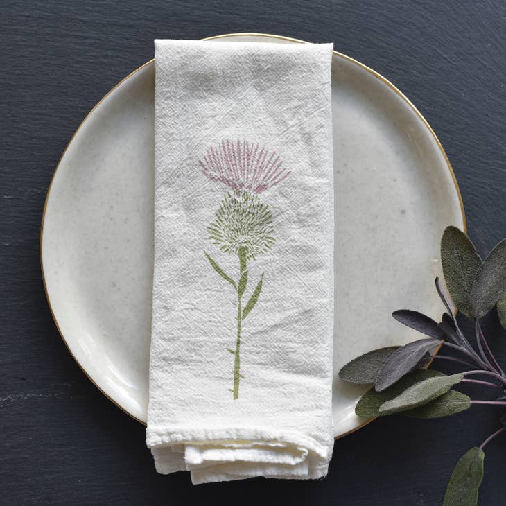 Set of 4 Cotton Flour Sack Napkins